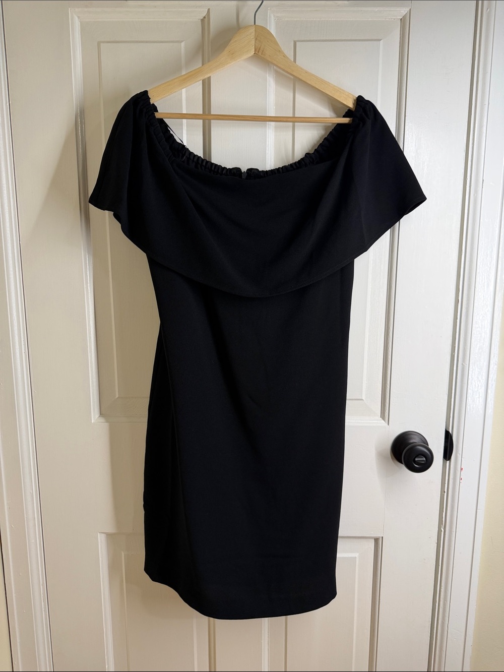 Women's Black Ruffle Dress